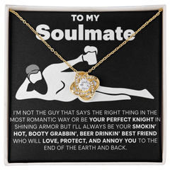 Love Knot Necklace - To My Soulmate